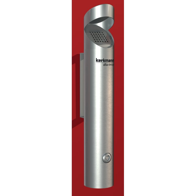 kerkmann wandasbak Pio, zilver, edelstaal, 1,7 liter, 75 mm diameter